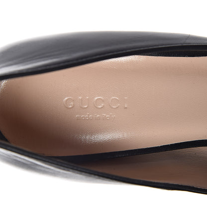 Gucci Malaga Kid GG Marmont Fringe 105mm Loafer Pumps 41 Black 6 of 8