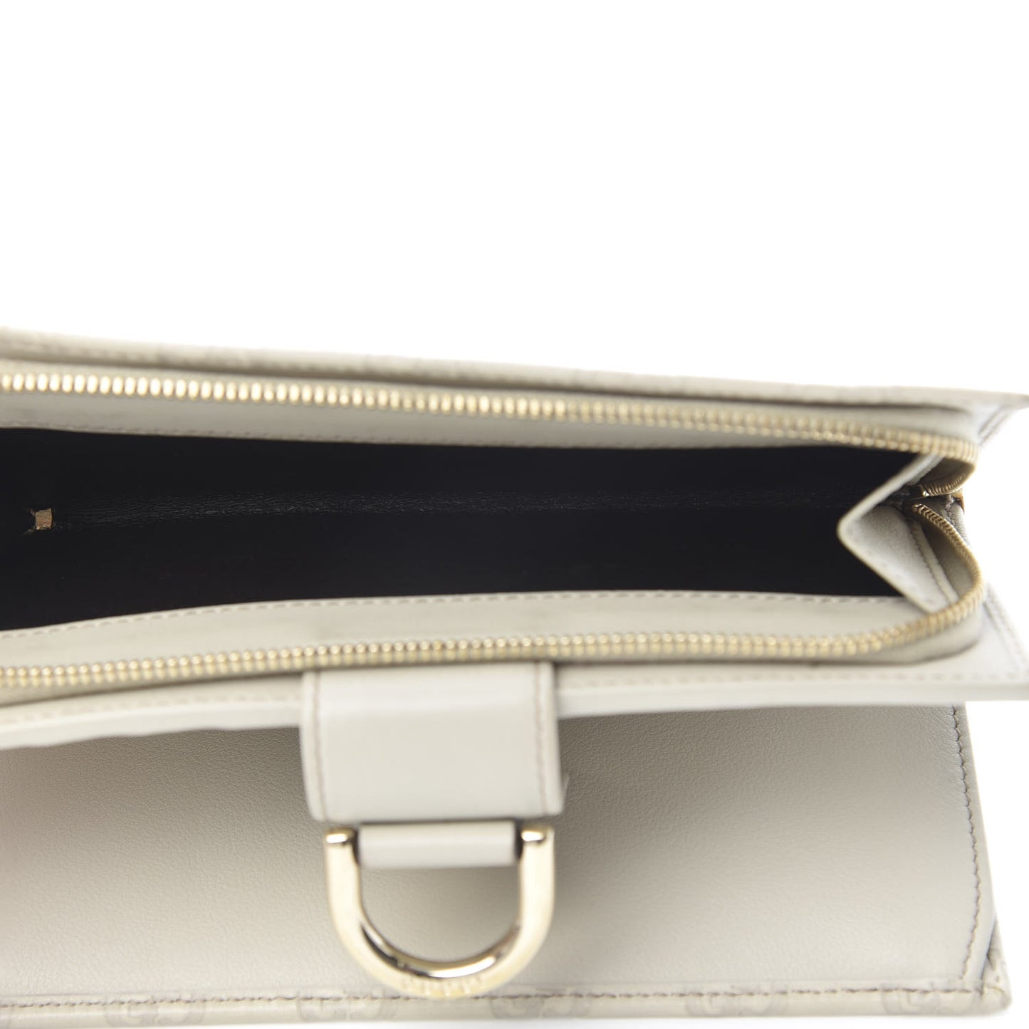 Guccissima Abbey Continental Wallet Off White