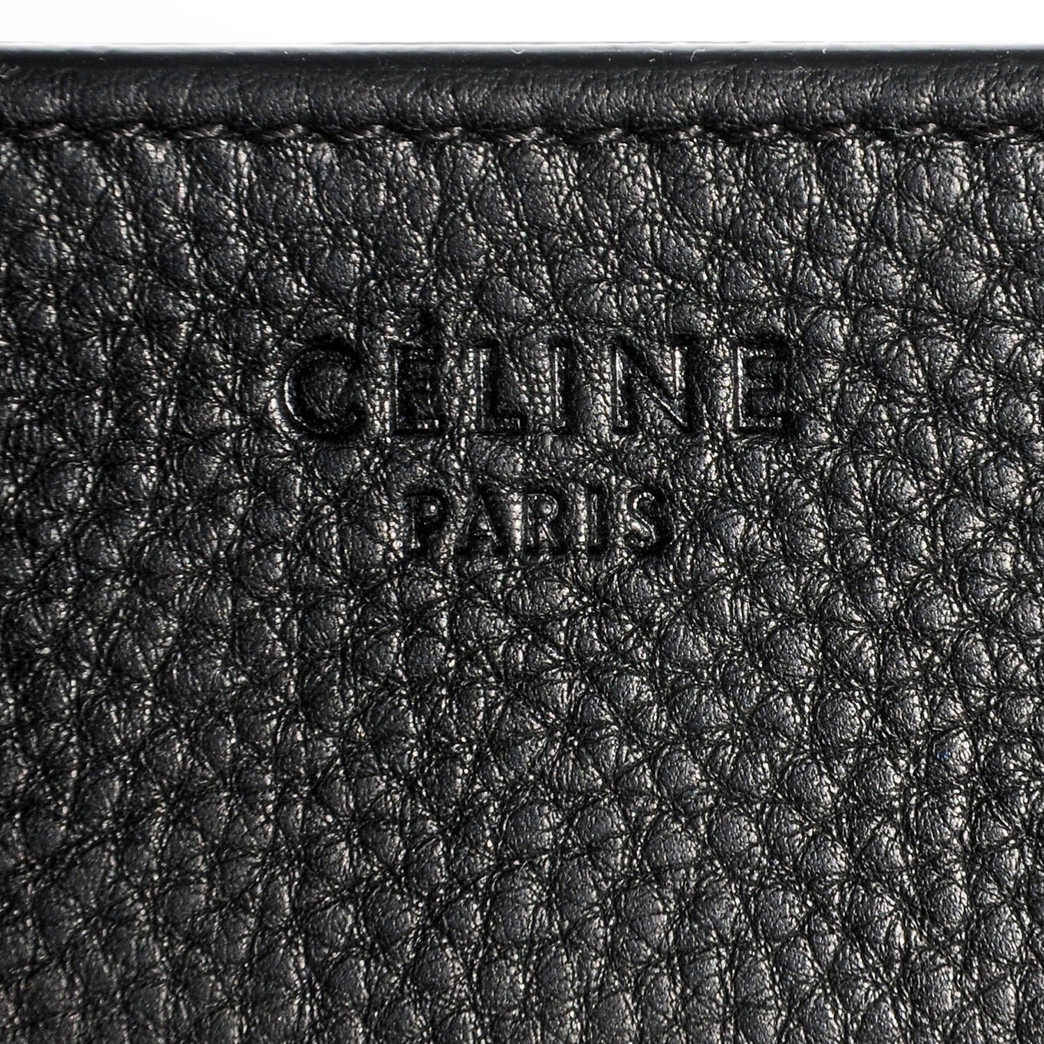 Celine Calfskin Medium Phantom Luggage Black 7 of 8