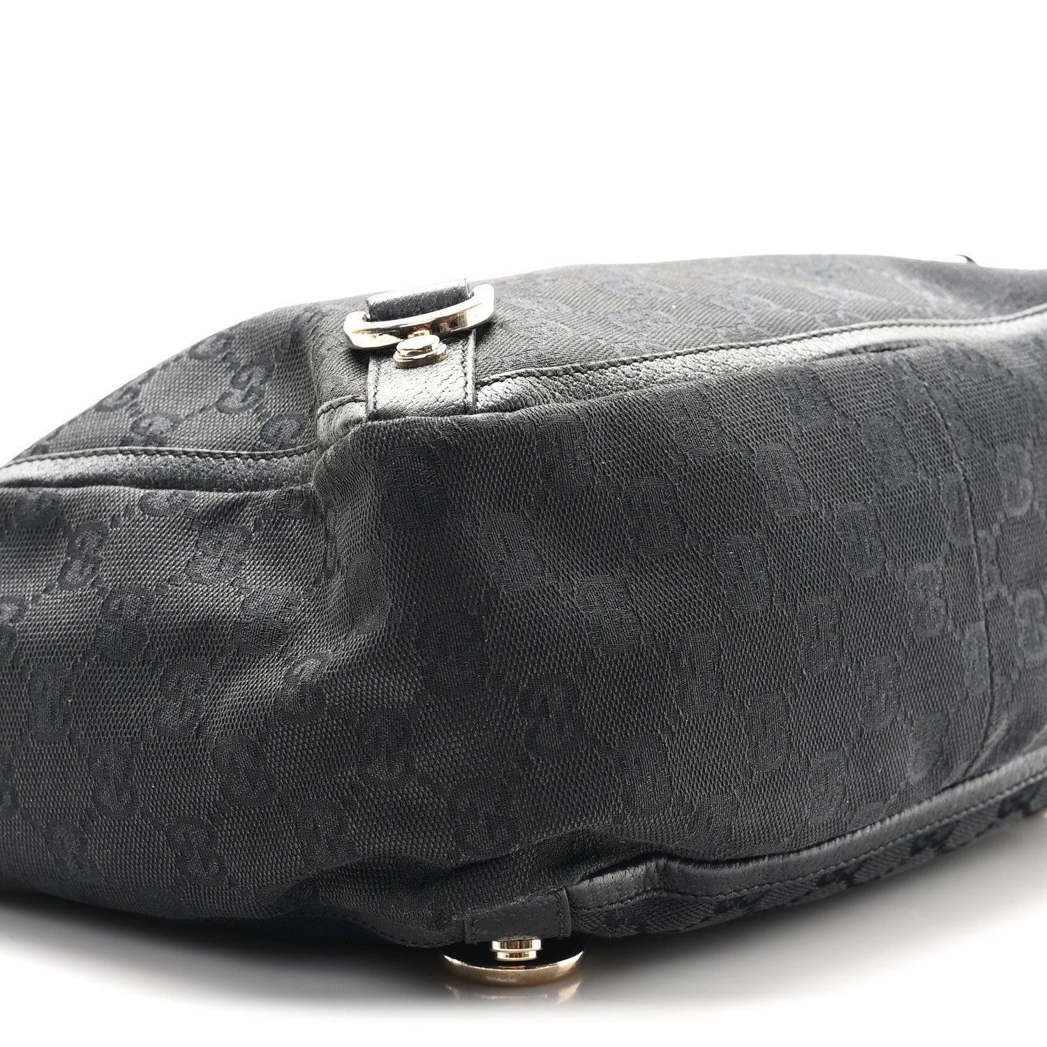 Gucci Monogram Small Abbey Tote Black 9 of 10