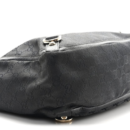 Gucci Monogram Small Abbey Tote Black 9 of 10