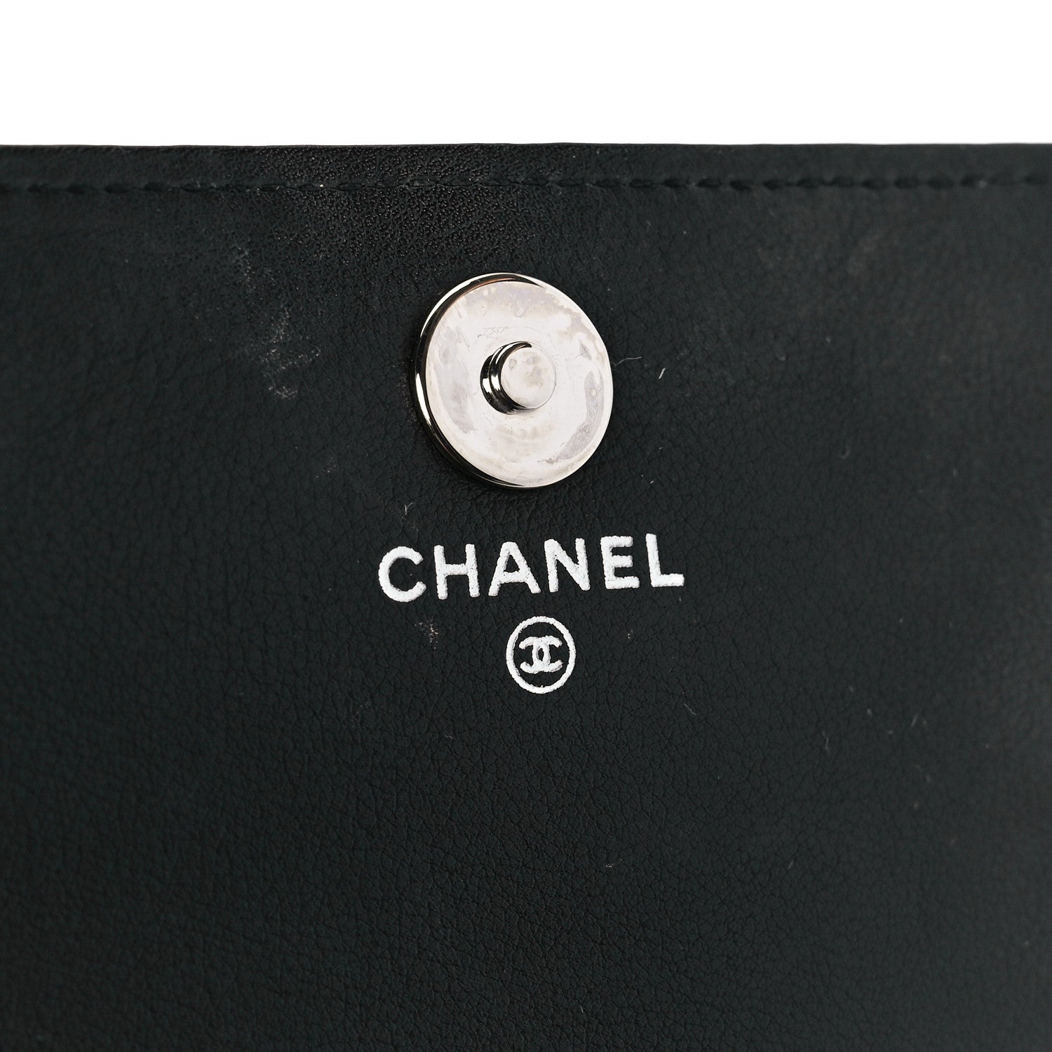 Chanel Patent Strass Wallet On Chain WOC Black 7 of 12