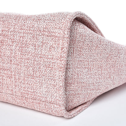 Chanel Canvas Large Deauville Tote Pink 6 of 10