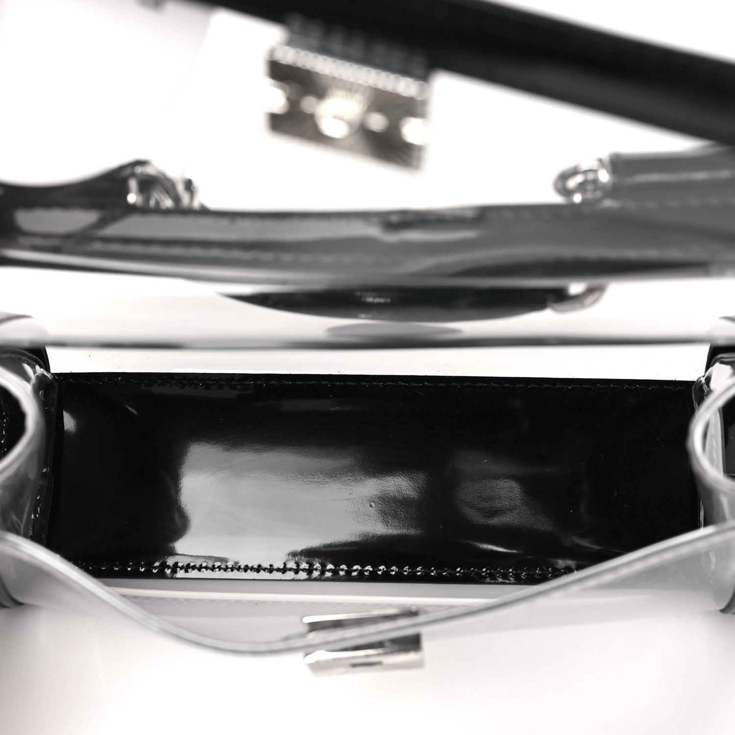 Dolce & Gabbana PVC Small Miss Sicily Satchel Transparent Black 5 of 7