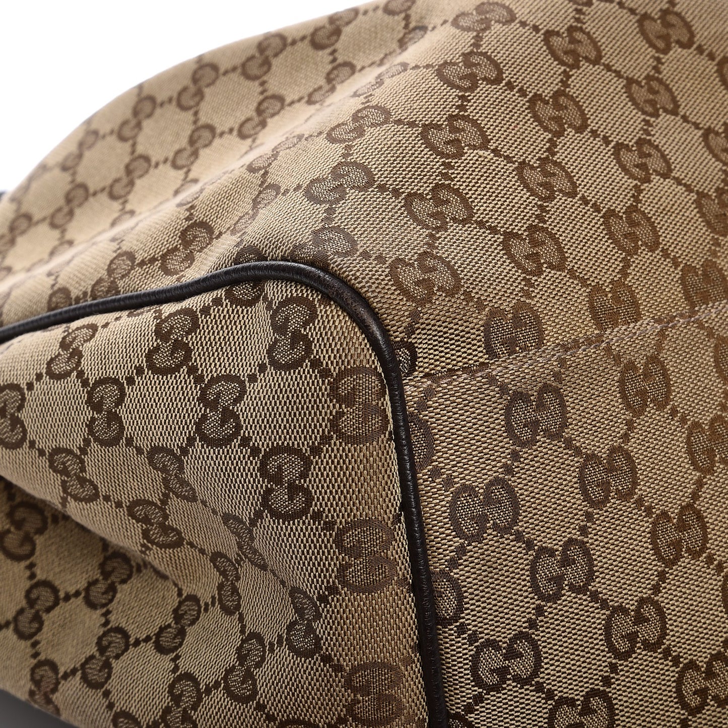 Monogram Dollar Calfskin Large Sukey Tote Beige Ebony Testa di Moro