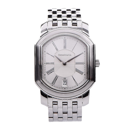 Tiffany Stainless Steel 32mm Mark Coupe Resonator Quartz Watch 1 of 6