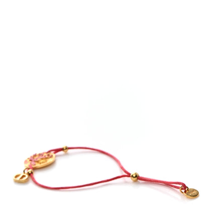 Christian Dior Calfskin Phoenix Bracelet Red 3 of 5