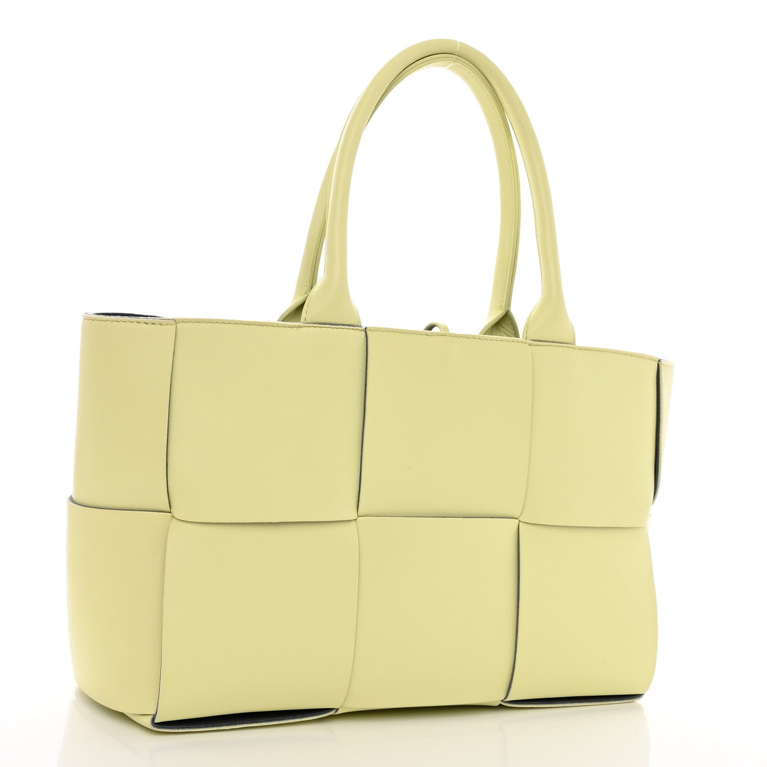 Bottega Veneta Nappa Maxi Intrecciato Small Arco Tote Lemon 4 of 10