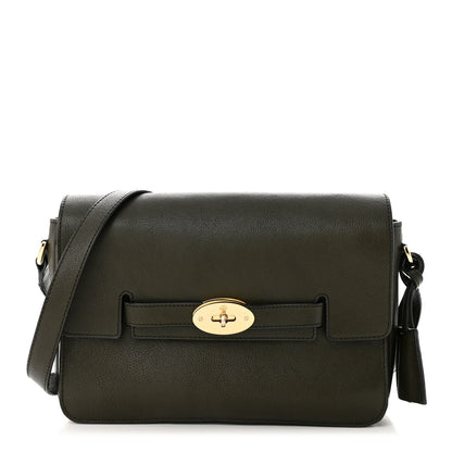 Mulberry Shiny Goatskin Bayswater Shoulder Bag Evergreen 1 of 15