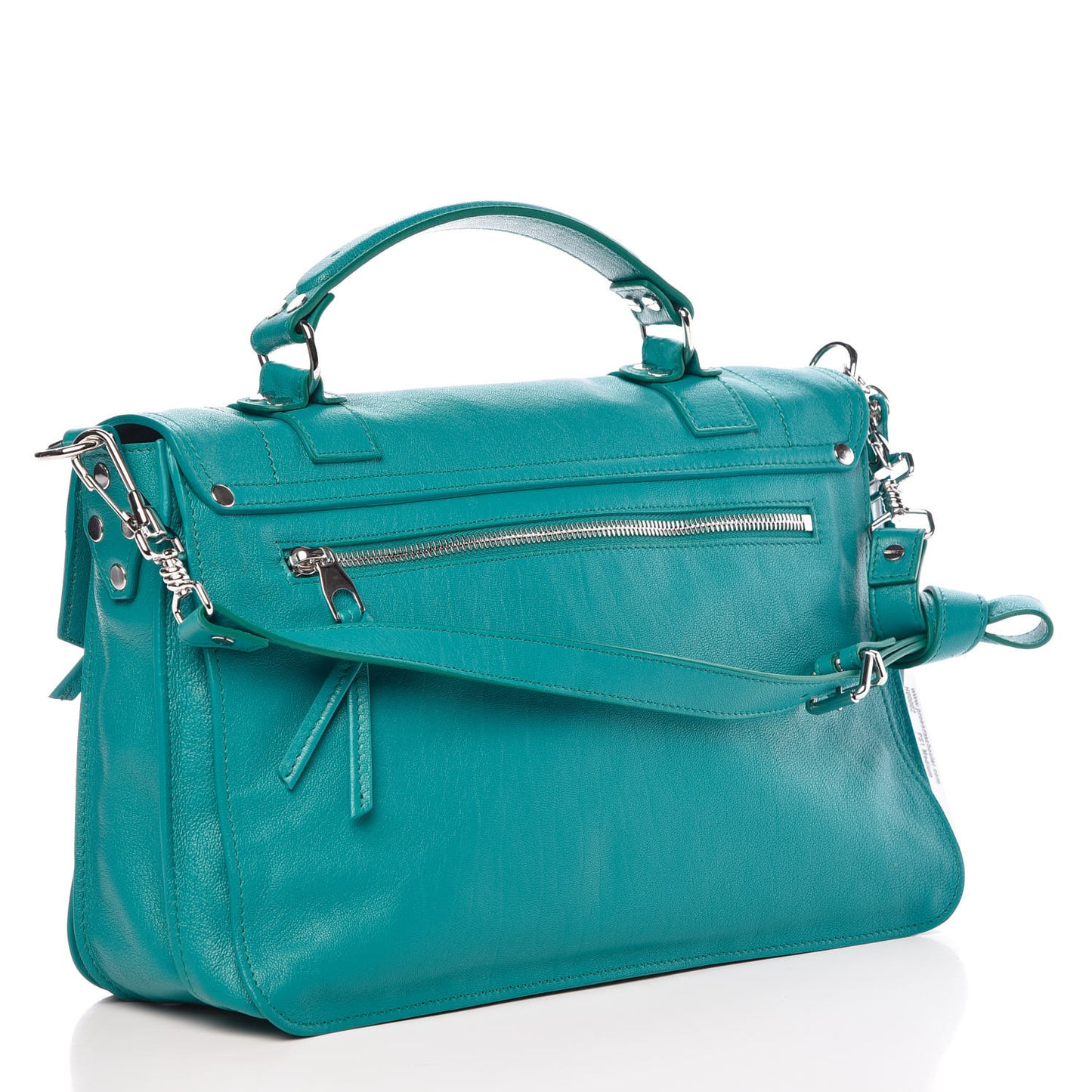 Lambskin PS1 Medium Satchel Emerald
