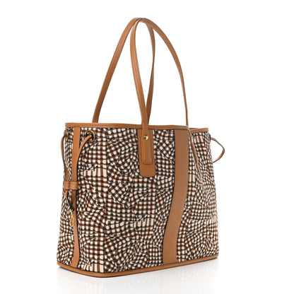 MCM Visetos Medium Liz Reversible Shopper Tote Cognac 6 of 17