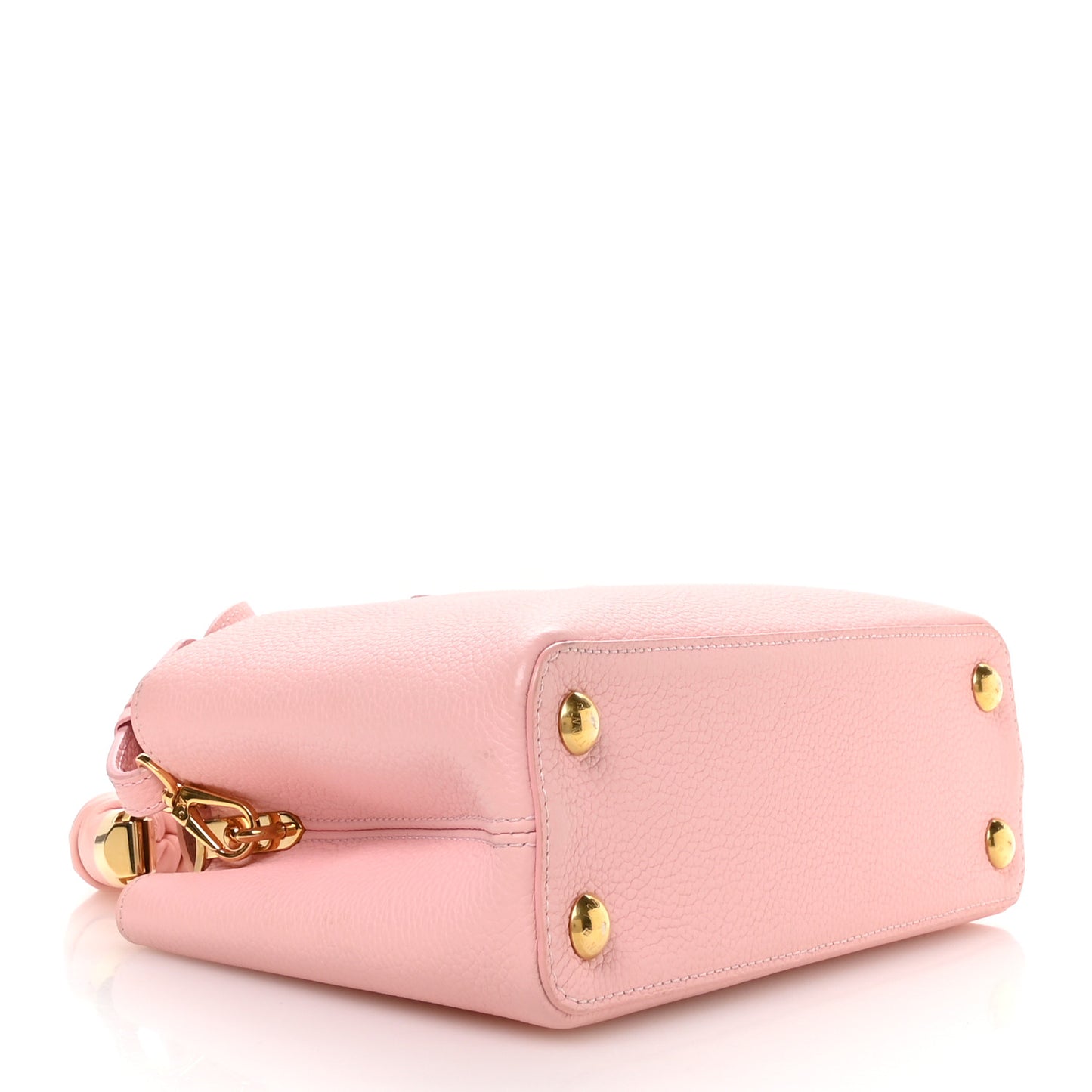 Taurillon Scrunchie Capucines BB Bubble Gum Pink