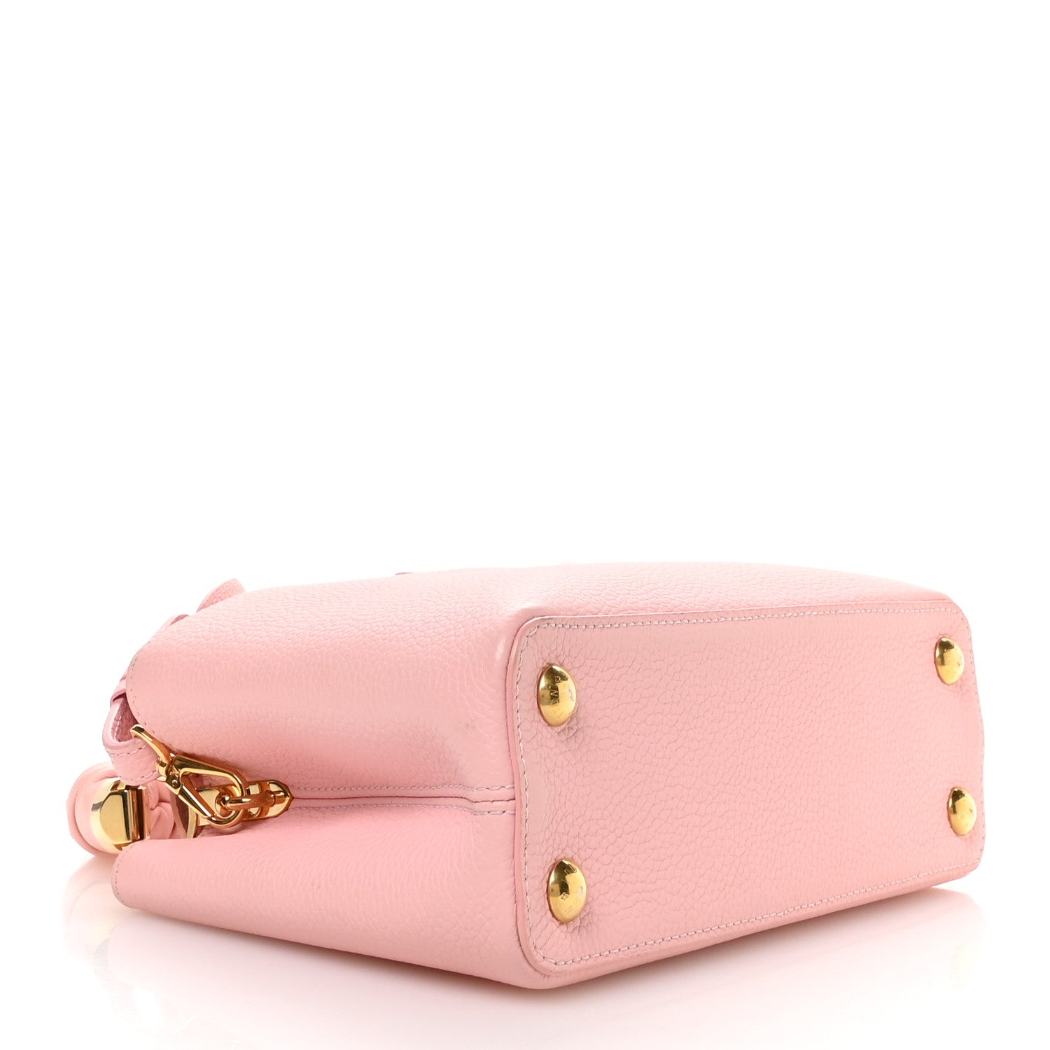 Louis Vuitton Taurillon Scrunchie Capucines BB Bubble Gum Pink 4 of 9