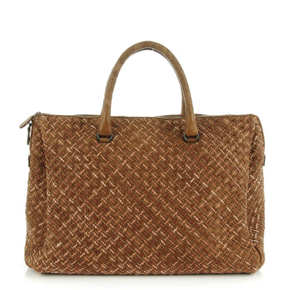 Bottega Veneta Intrecciato Paglia Tote Cigar 1 of 9