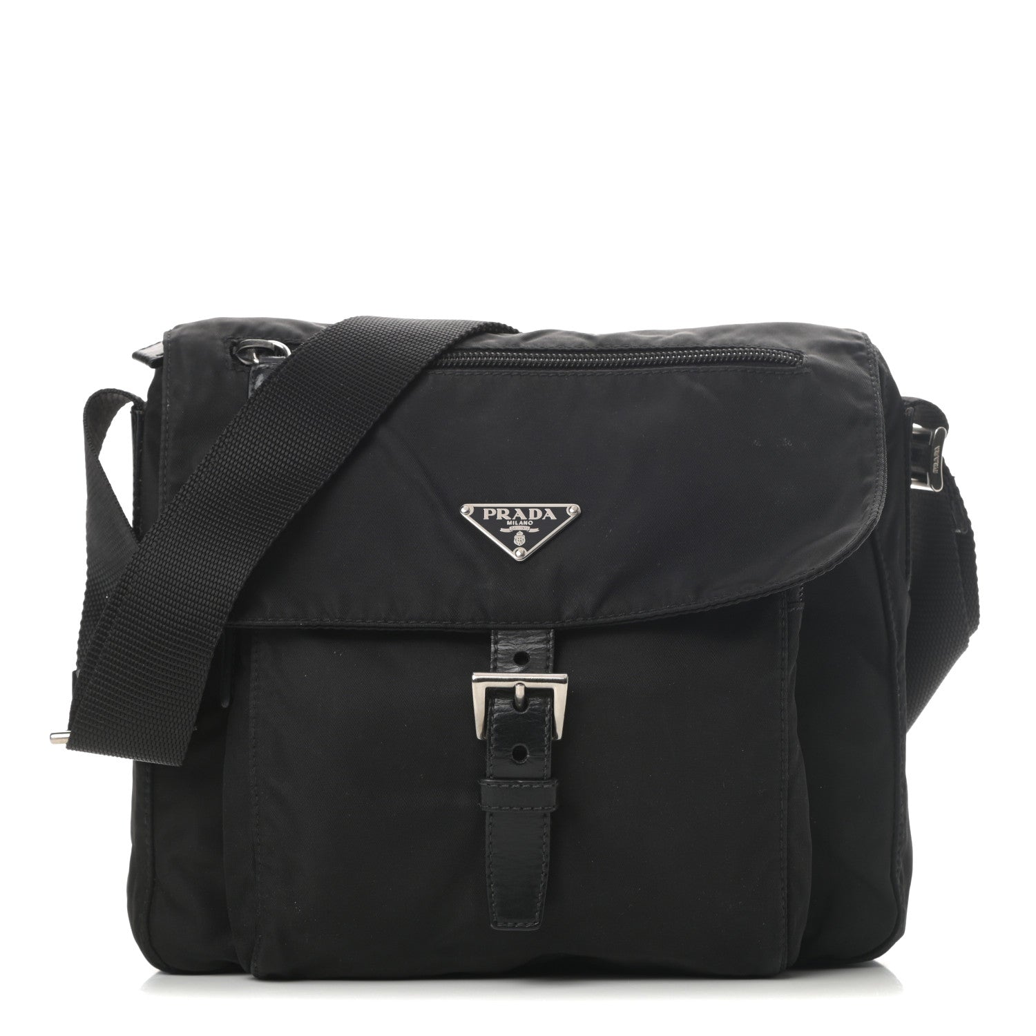 Prada Nylon Vela Small Hunting Bag Black 1 of 11