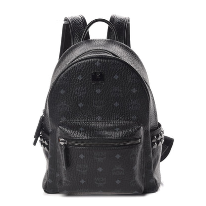 MCM Visetos Small Side Stud Stark Backpack Black 1 of 10