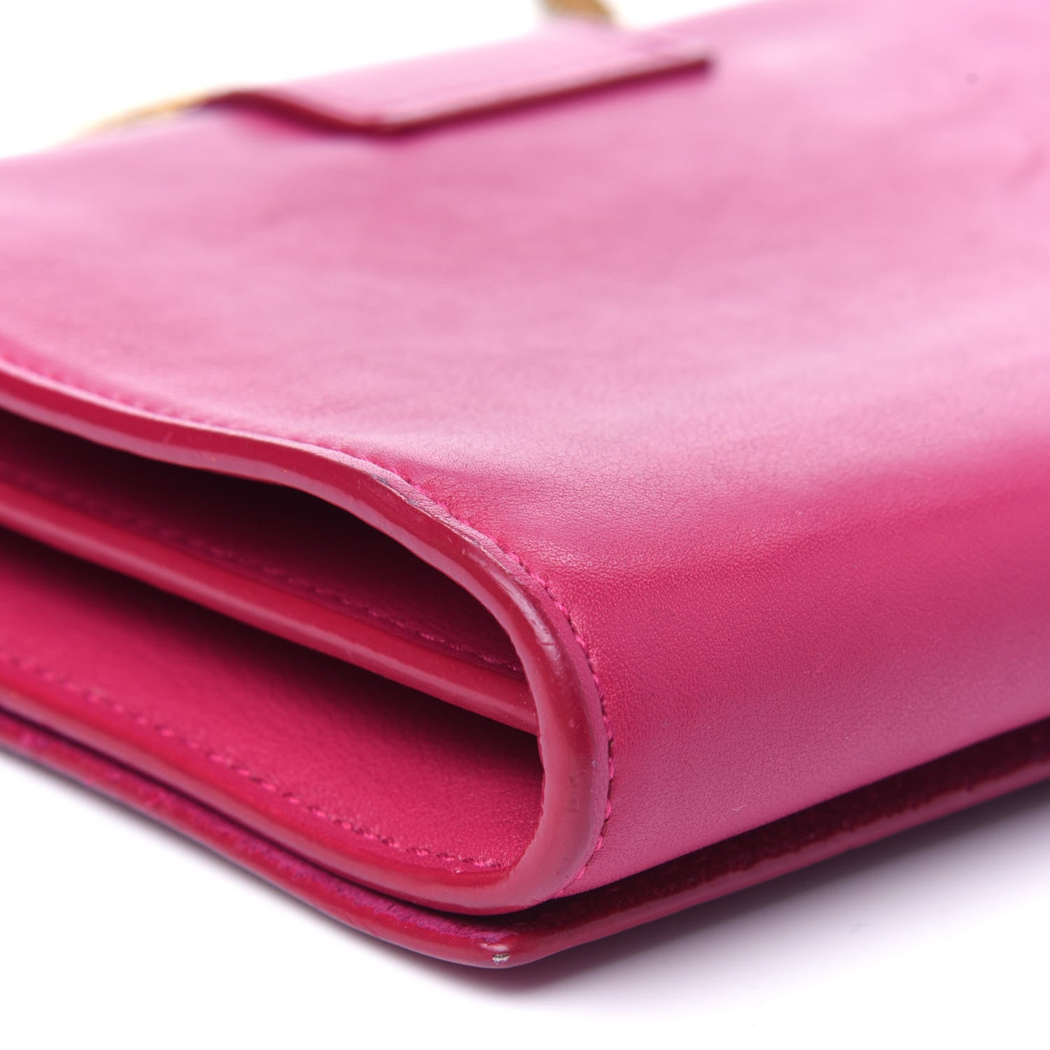 Saint Laurent Calfskin Small Classic Y Satchel Fuchsia 16 of 20