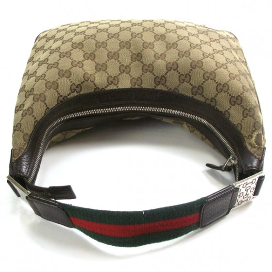 Gucci Canvas Monogram Hobo Ebony 6 of 12