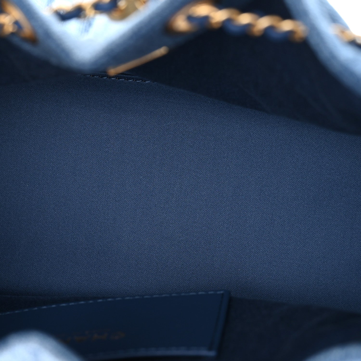 Chanel Washed Denim Quilted Small Chanel 25 Handbag Blue 5 of 11