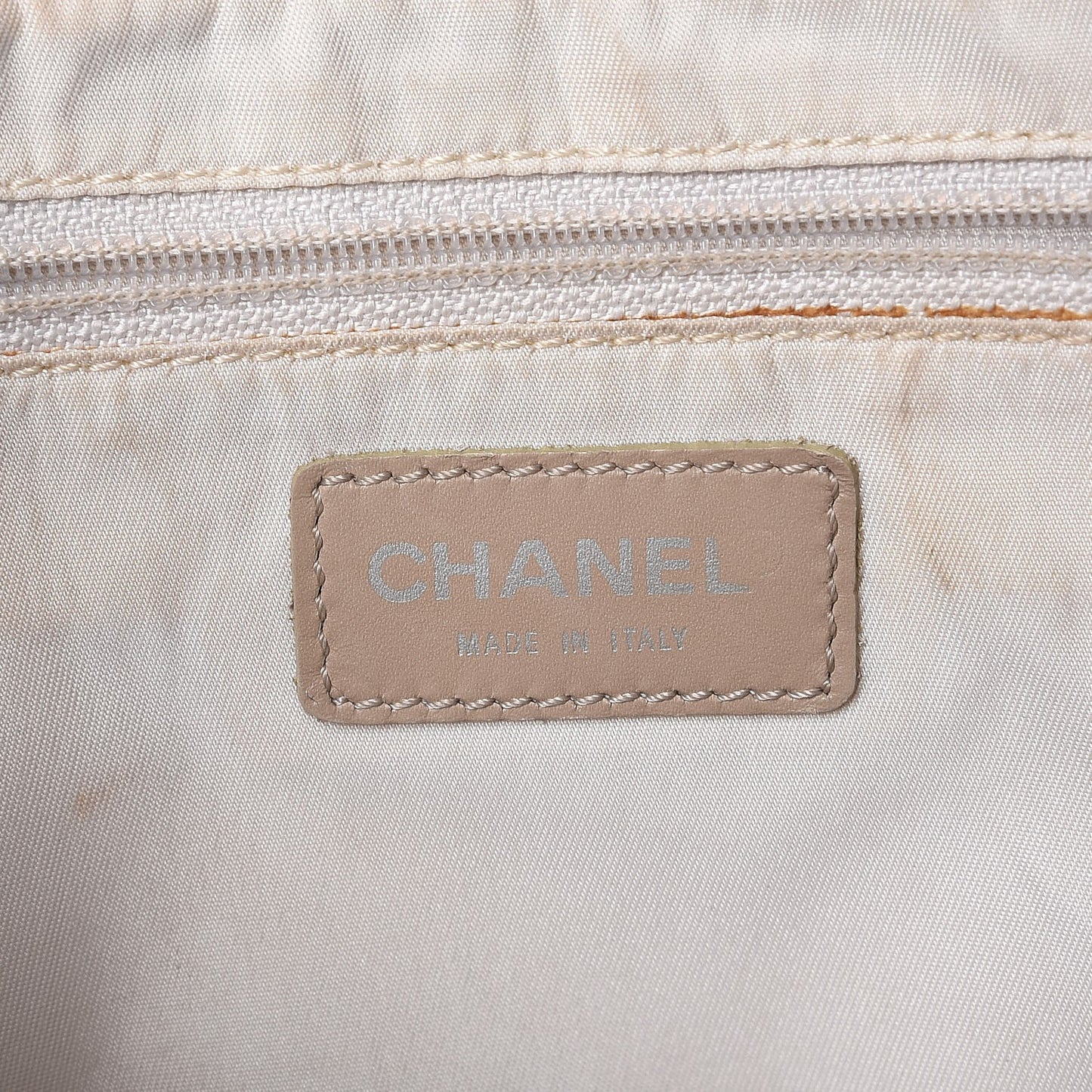 Nylon Travel Backpack Beige