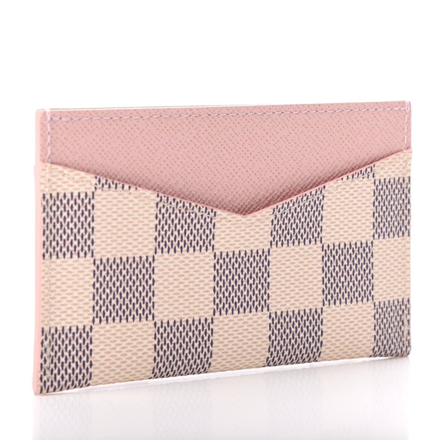Louis Vuitton Damier Azur Daily Card Holder Rose Ballerine 3 of 6