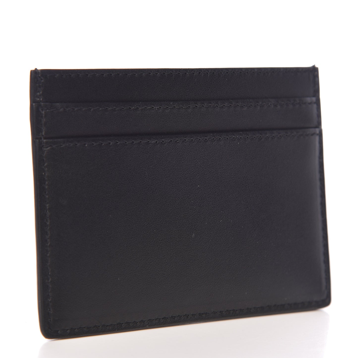 Calfskin 1971 All Over Card Case Black