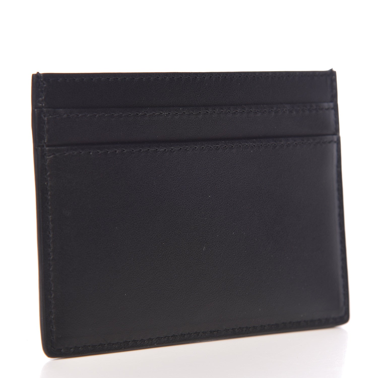 Saint Laurent Calfskin 1971 All Over Card Case Black 3 of 7