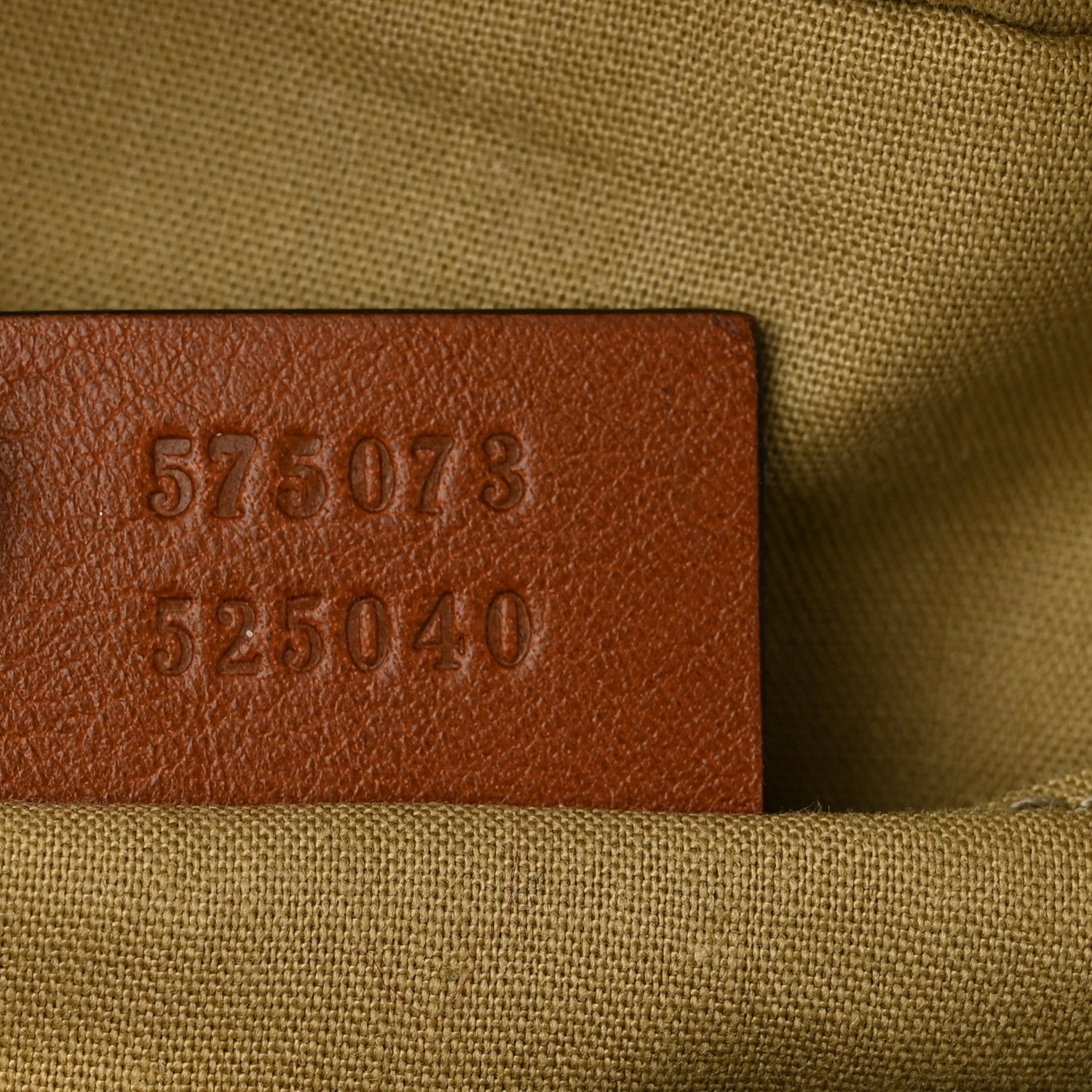 Gucci Vintage Canvas Web Shoulder Bag Sand Cuir 7 of 10