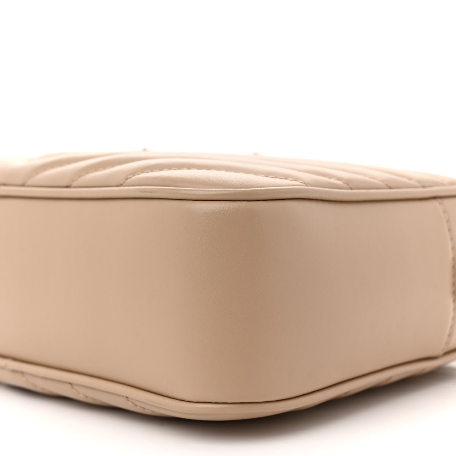 Saint Laurent Calfskin Matelasse Monogram Lou Camera Bag Dark Beige 10 of 12