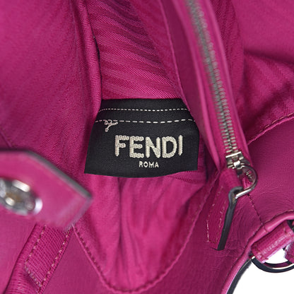 Fendi Vitello Elite Petite 2Jours Tote Magenta 5 of 12