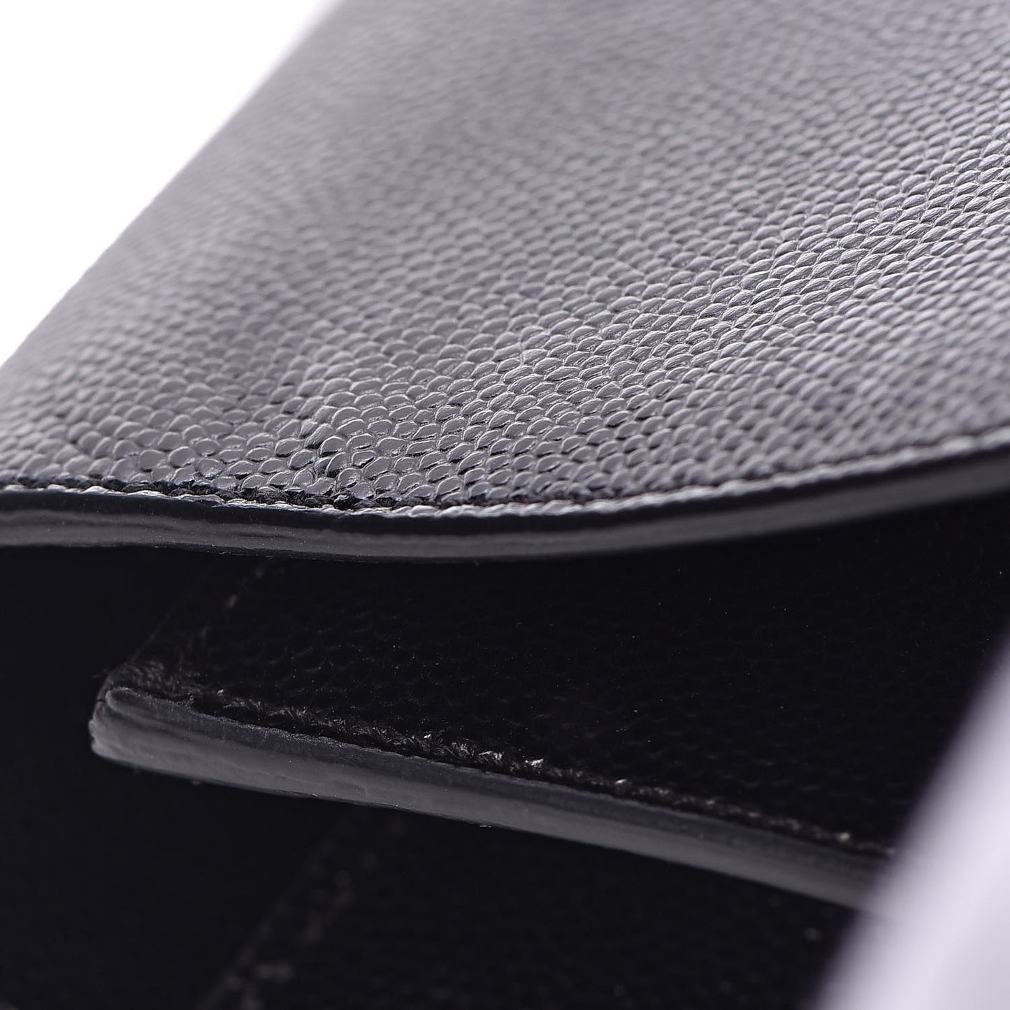 Grain De Poudre Monogram Cassandre Clutch Black