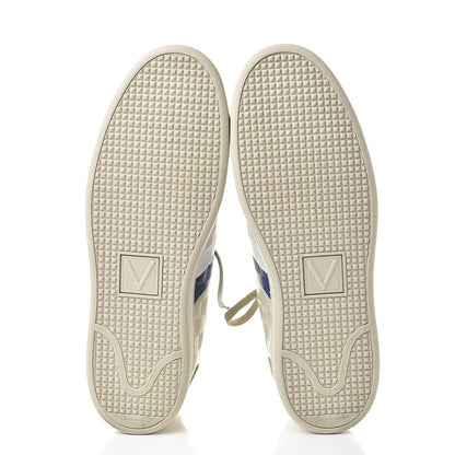 Louis Vuitton Calfskin Damier Embossed Frontrow Sneakers 10 Creme 5 of 8