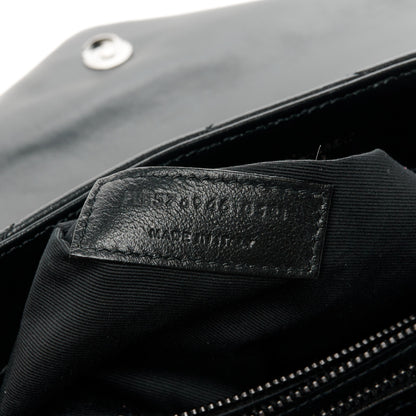Saint Laurent Calfskin Y Quilted Monogram Monochrome Medium Loulou Chain Satchel Black 8 of 11