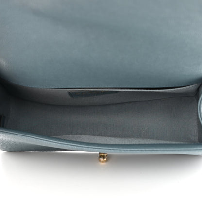 Chanel Caviar Quilted Medium Boy Flap Blue 5 of 17
