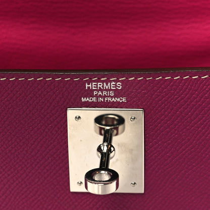 Hermes Epsom Candy Kelly Retourne 28 Tosca Rose Tyrien 5 of 12