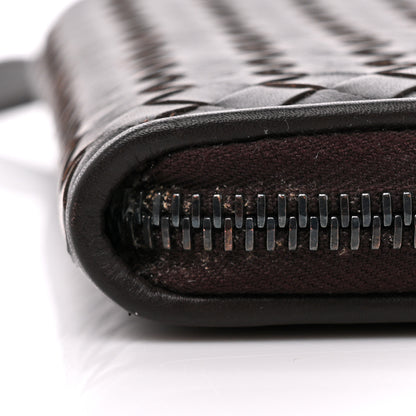 Bottega Veneta Nappa Intrecciato Zip Around Wallet Aubergine 14 of 14