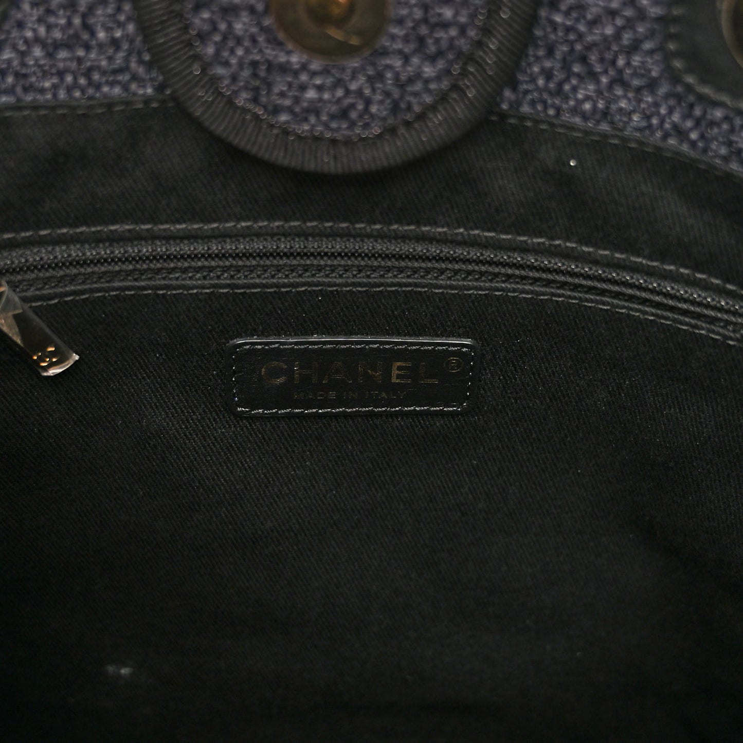 Mixed Fibers Mini Deauville Tote Black