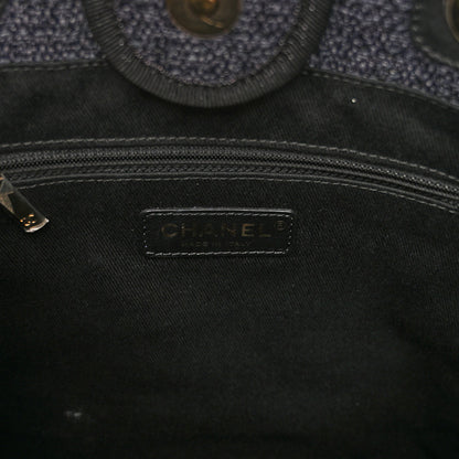 Chanel Mixed Fibers Mini Deauville Tote Black 6 of 10