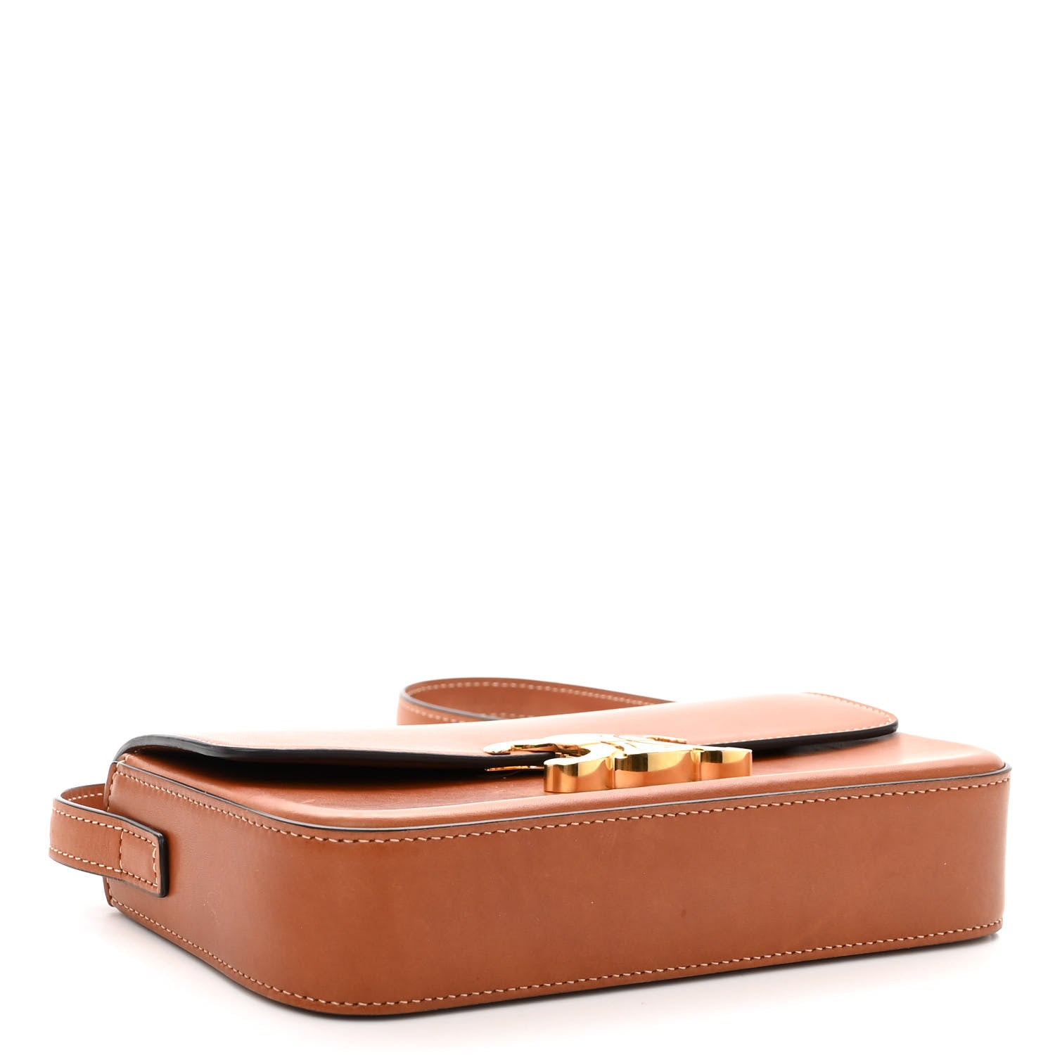 Celine Natural Calfskin Triomphe Shoulder Bag Tan 4 of 10