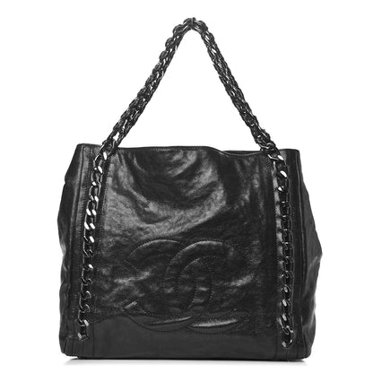 Chanel Glazed Caviar Modern Chain Tote Black 1 of 11