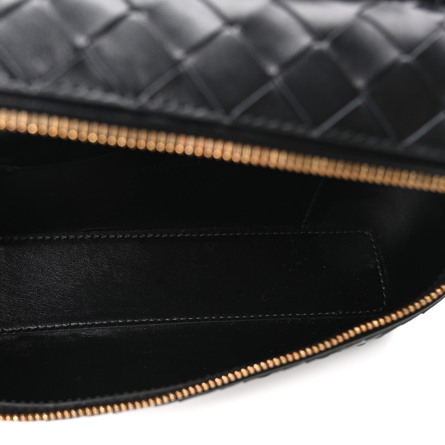 Bottega Veneta Calfskin Intrecciato Bang Bang Vanity Case Black 5 of 9