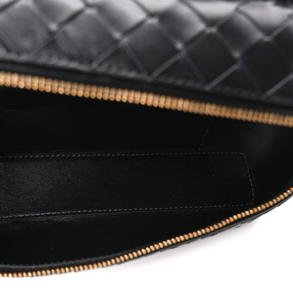 Bottega Veneta Calfskin Intrecciato Bang Bang Vanity Case Black 5 of 9