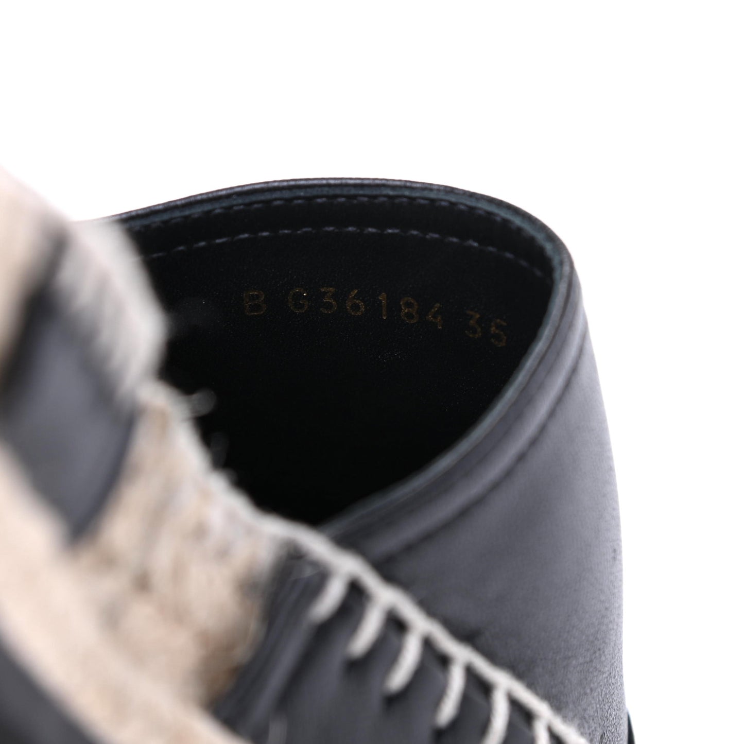 Lambskin Cap Toe CC Espadrilles Sandals 35 Black