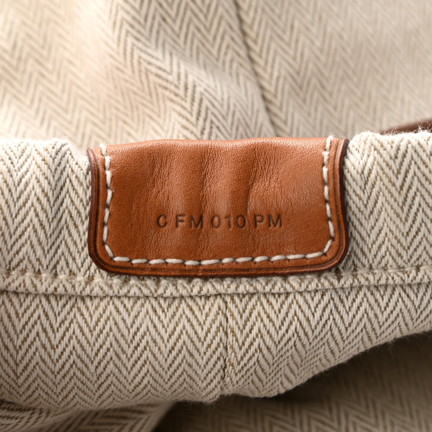 Hermes Canvas Barenia Fourbi 20 PM Pouch Naturel Fauve 7 of 11