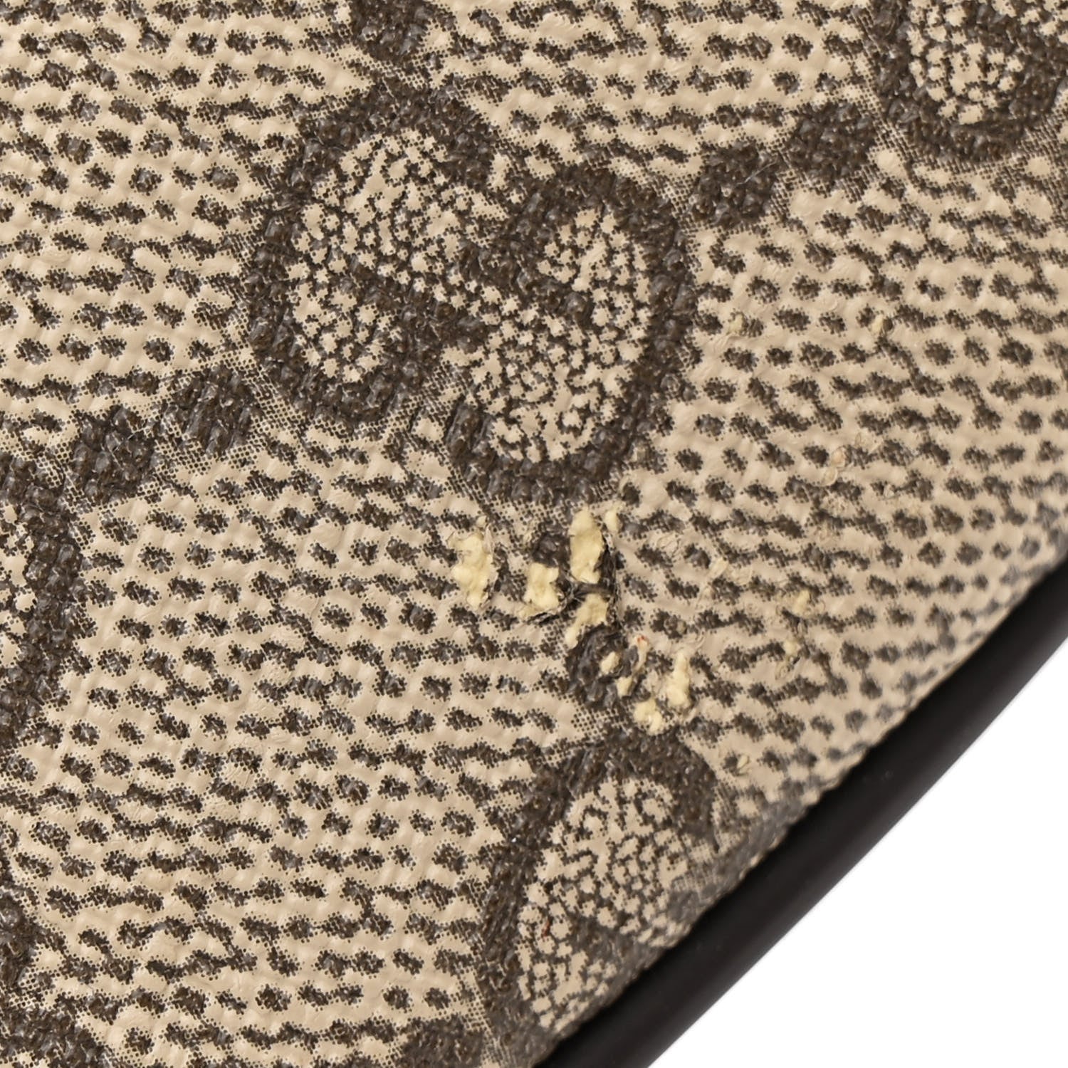 Gucci GG Supreme Monogram Belt Bag Dark Brown 12 of 14