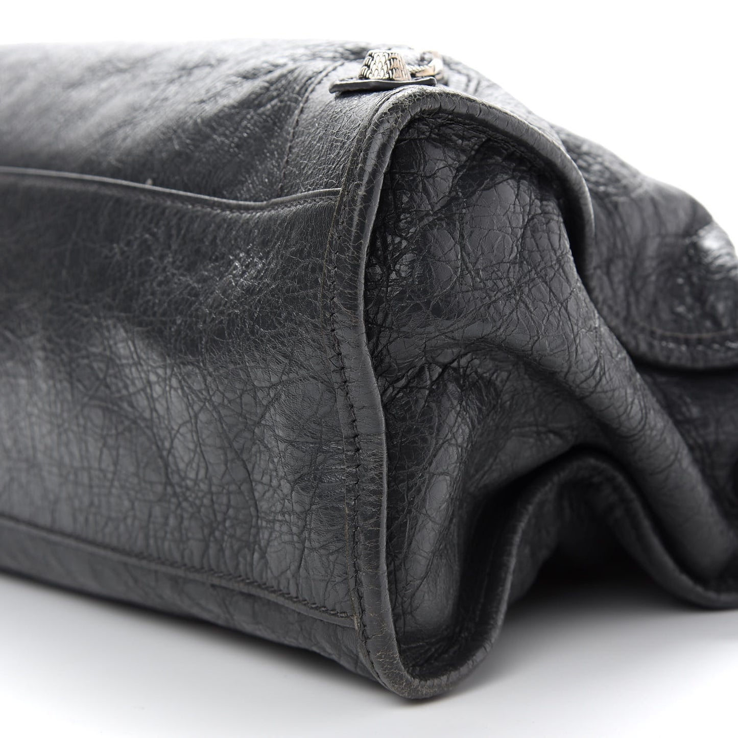 Agneau Giant 12 Silver Hardware City Gris Fossile