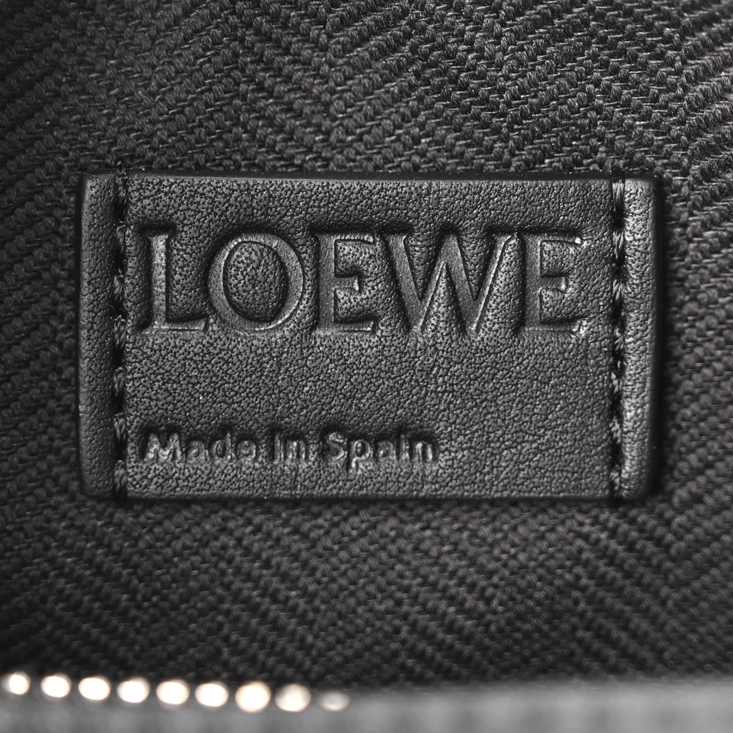 Loewe Calfskin Mini Hammock Hobo Black 6 of 9
