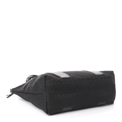 Fendi Zucchino Vitello Shopping Tote Black 3 of 8