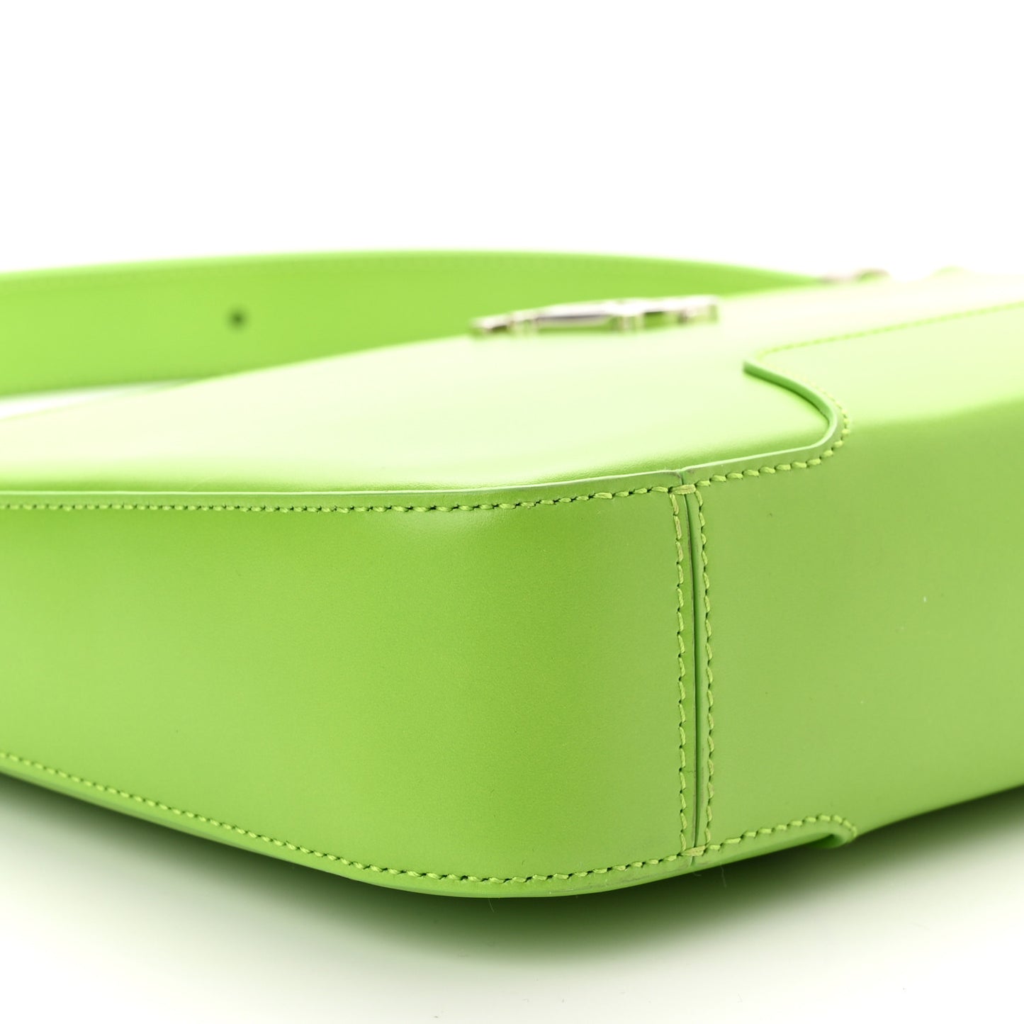 Smooth Calfskin Medium TB Shoulder Bag Brilliant Green
