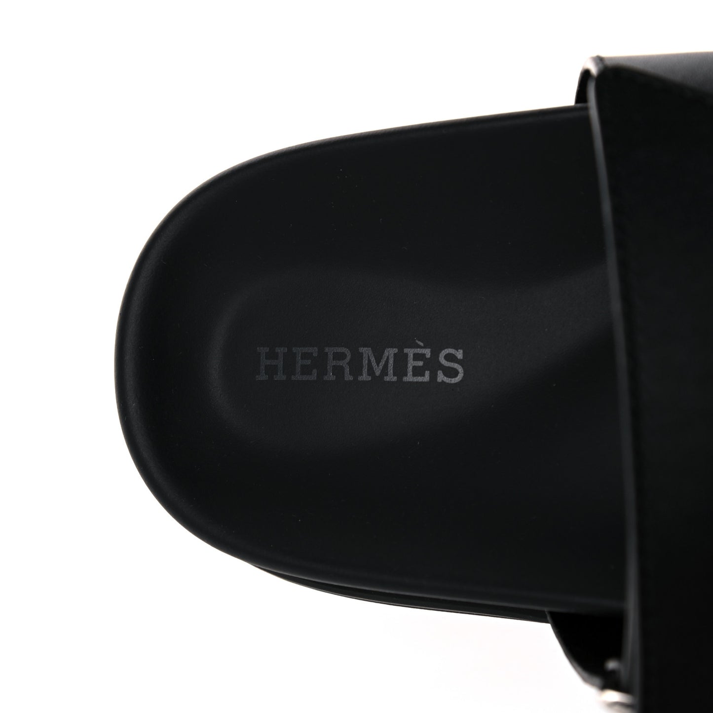 Calfskin Womens Chypre Sandals 37.5 Black